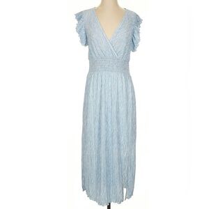 Nordstrom Chelsea28 Blue Patterned long Dress brand new with tags